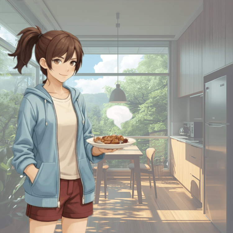 She Uses Her Space (SUSH): Chapter 2 — Dinner Banter | Light Novel